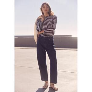 AYR Women's Straight Leg Jeans in Dark Indigo
